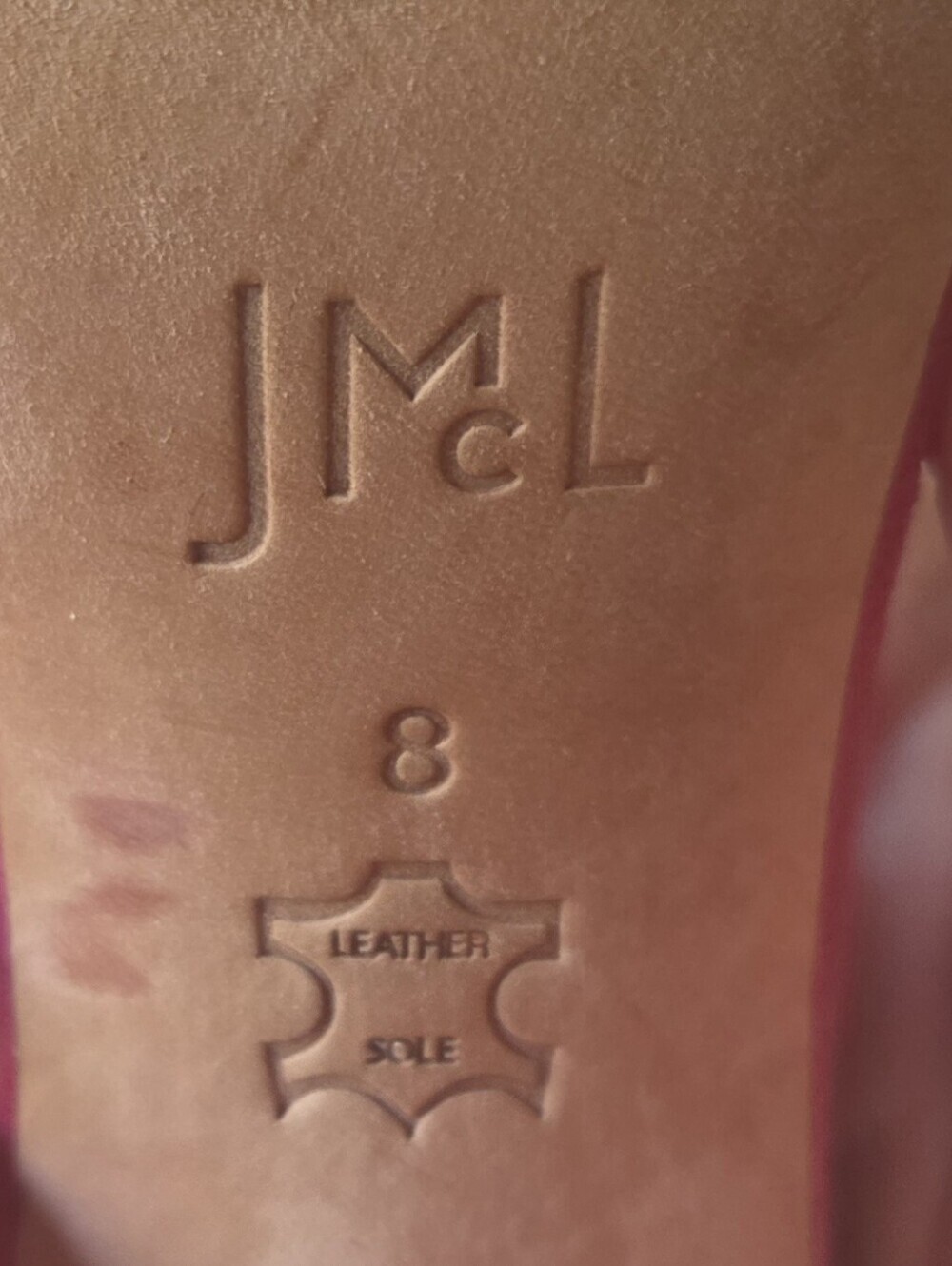 J. McLaughlin Madison Pink Suede Ankle Strap Block Heels Size 8 - Picture 8 of 10